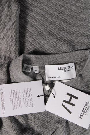 Pánsky sveter  Selected Homme, Veľkosť L, Farba Sivá, Cena  12,27 €