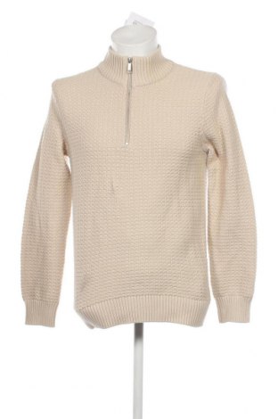 Мъжки пуловер Selected Homme, Размер M, Цвят Бежов, Цена 31,96 лв.
