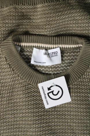 Pánsky sveter  Selected Homme, Veľkosť XL, Farba Zelená, Cena  5,58 €