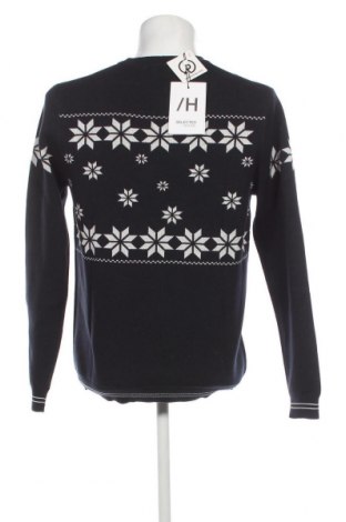 Мъжки пуловер Selected Homme, Размер L, Цвят Син, Цена 32,64 лв.