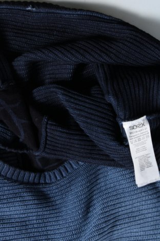 Мъжки пуловер Soccx, Размер L, Цвят Син, Цена 11,00 лв.