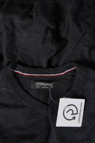 Ανδρικό πουλόβερ Springfield, Μέγεθος M, Χρώμα Γκρί, Τιμή 7,13 €