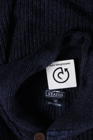 Мъжки пуловер Status, Размер L, Цвят Син, Цена 11,52 лв.