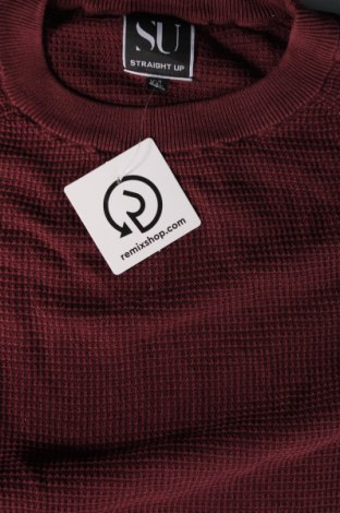 Ανδρικό πουλόβερ Straight Up, Μέγεθος XXL, Χρώμα Κόκκινο, Τιμή 5,38 €