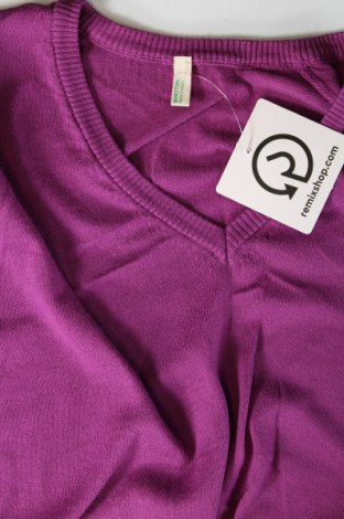 Мъжки пуловер United Colors Of Benetton, Размер XL, Цвят Лилав, Цена 24,00 лв.