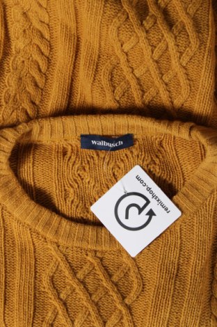 Мъжки пуловер Walbusch, Размер L, Цвят Жълт, Цена 17,60 лв.