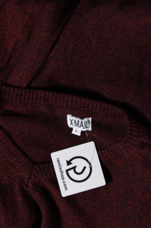 Ανδρικό πουλόβερ X-Mail, Μέγεθος L, Χρώμα Κόκκινο, Τιμή 5,38 €