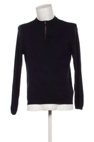 Мъжки пуловер Zara, Размер L, Цвят Син, Цена 58,00 лв.