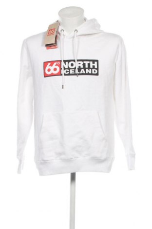 Herren Sweatshirt 66 North, Größe M, Farbe Weiß, Preis 107,19 €