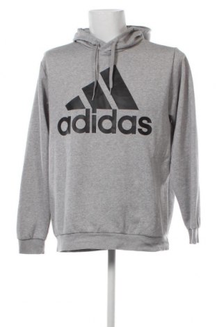 Herren Sweatshirt Adidas, Größe L, Farbe Grau, Preis 31,96 €