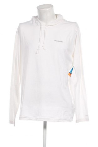 Herren Sweatshirt Columbia, Größe XL, Farbe Weiß, Preis 60,31 €