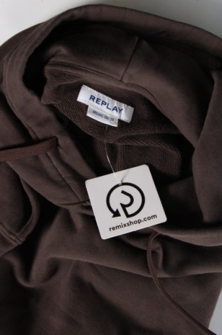 Herren Sweatshirt Replay, Größe M, Farbe Braun, Preis 19,33 €