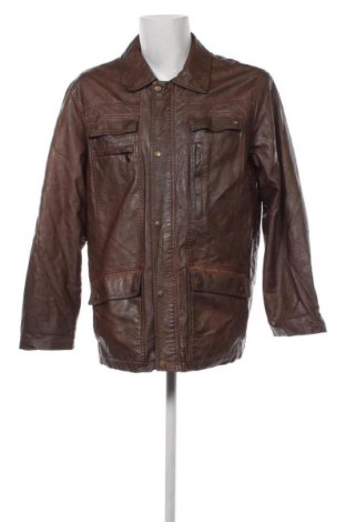 Pánska kožená bunda , Veľkosť L, Farba Hnedá, Cena  23,61 €