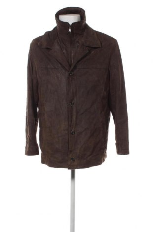 Pánska kožená bunda , Veľkosť L, Farba Hnedá, Cena  51,57 €