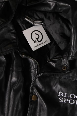 Ανδρικό δερμάτινο μπουφάν, Μέγεθος XL, Χρώμα Μαύρο, Τιμή 28,79 €