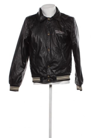 Pánska kožená bunda , Veľkosť XL, Farba Čierna, Cena  26,39 €