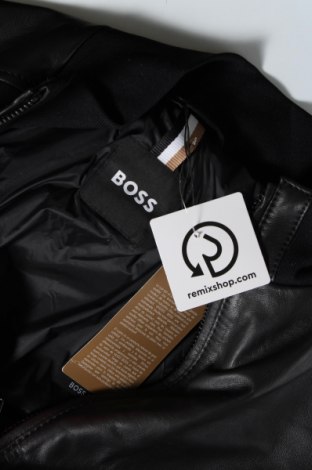 Herren Lederjacke BOSS, Größe M, Farbe Schwarz, Preis 425,57 €