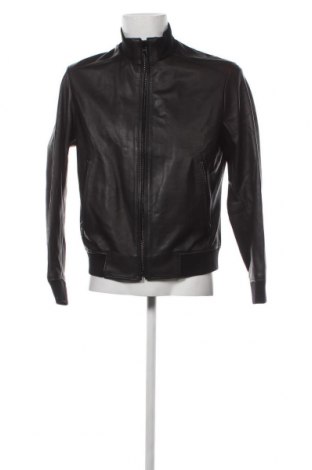 Pánska kožená bunda  BOSS, Veľkosť M, Farba Čierna, Cena  398,97 €