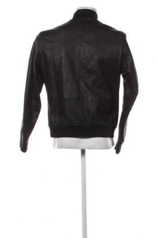 Ανδρικό δερμάτινο μπουφάν BOSS, Μέγεθος M, Χρώμα Μαύρο, Τιμή 452,17 €