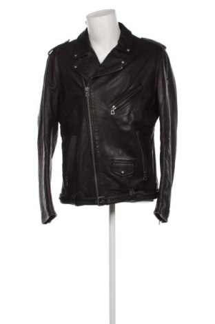 Ανδρικό δερμάτινο μπουφάν BOSS, Μέγεθος XL, Χρώμα Μαύρο, Τιμή 757,03 €
