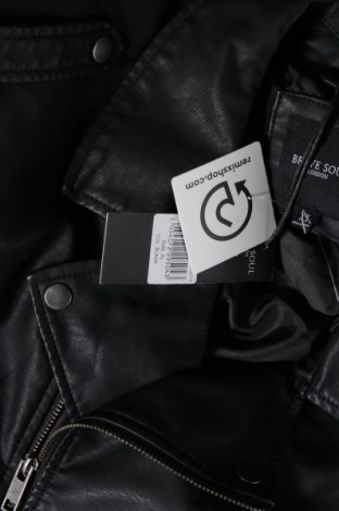 Pánska kožená bunda  Brave Soul, Veľkosť XL, Farba Čierna, Cena  35,13 €