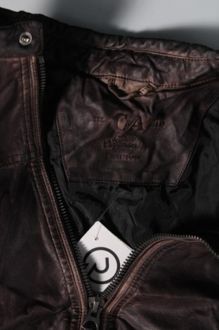 Pánska kožená bunda  C&A, Veľkosť XL, Farba Hnedá, Cena  27,78 €
