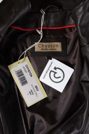 Pánska kožená bunda  Chyston, Veľkosť L, Farba Hnedá, Cena  199,18 €