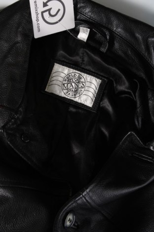Ανδρικό δερμάτινο μπουφάν Fashion, Μέγεθος XL, Χρώμα Μαύρο, Τιμή 37,85 €