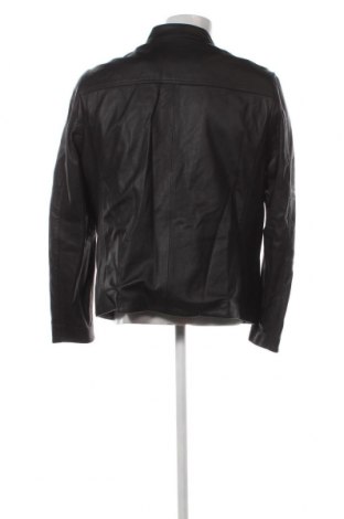 Ανδρικό δερμάτινο μπουφάν Michael Kors, Μέγεθος XL, Χρώμα Μαύρο, Τιμή 265,98 €