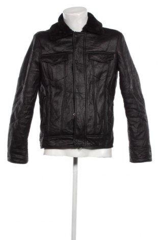 Pánska kožená bunda  New Look, Veľkosť M, Farba Čierna, Cena  27,78 €