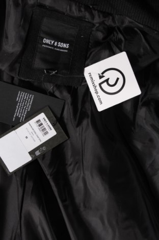 Ανδρικά παλτό Only & Sons, Μέγεθος M, Χρώμα Μαύρο, Τιμή 27,48 €
