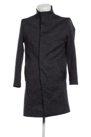 Мъжко палто Zara, Размер S, Цвят Син, Цена 40,80 лв.