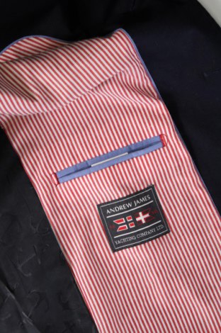 Ανδρικό σακάκι Andrew James, Μέγεθος M, Χρώμα Μπλέ, Τιμή 50,10 €