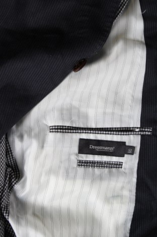 Ανδρικό σακάκι Dressmann, Μέγεθος L, Χρώμα Μπλέ, Τιμή 26,60 €
