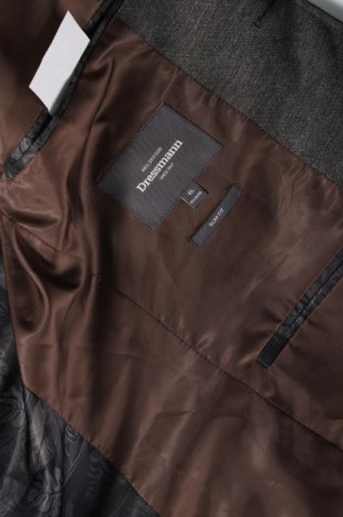 Ανδρικό σακάκι Dressmann, Μέγεθος M, Χρώμα Γκρί, Τιμή 7,18 €