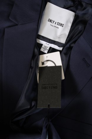 Ανδρικό σακάκι Only & Sons, Μέγεθος L, Χρώμα Μπλέ, Τιμή 20,93 €