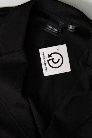 Ανδρικό σακάκι Only & Sons, Μέγεθος S, Χρώμα Μαύρο, Τιμή 17,32 €