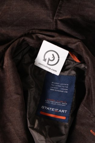 Ανδρικό σακάκι State Of Art, Μέγεθος S, Χρώμα Καφέ, Τιμή 50,10 €