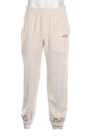 Ανδρικό αθλητικό παντελόνι Calvin Klein, Μέγεθος L, Χρώμα  Μπέζ, Τιμή 38,04 €