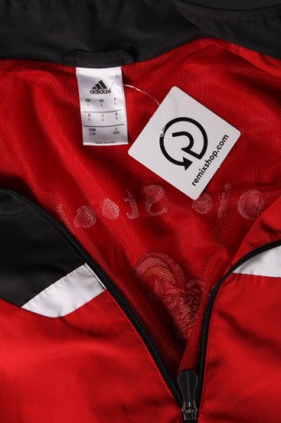 Ανδρικό αθλητικό μπουφάν Adidas, Μέγεθος L, Χρώμα Κόκκινο, Τιμή 31,18 €