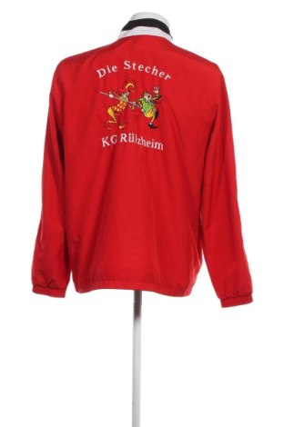 Ανδρικό αθλητικό μπουφάν Adidas, Μέγεθος L, Χρώμα Κόκκινο, Τιμή 31,18 €