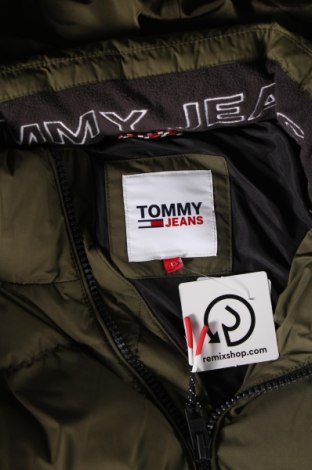 Herrenjacke Tommy Jeans, Größe L, Farbe Grün, Preis € 100,64