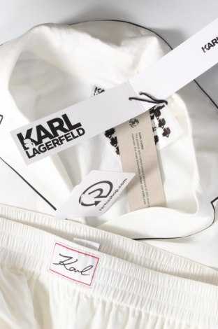 Pijama Karl Lagerfeld, Mărime S, Culoare Alb, Preț 1.023,68 Lei