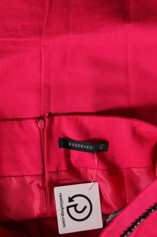 Fustă Reserved, Mărime L, Culoare Roz, Preț 95,39 Lei