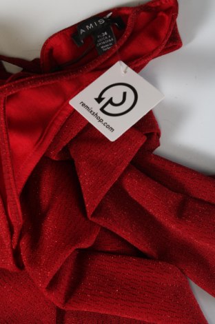 Šaty  Amisu, Veľkosť XS, Farba Červená, Cena  3,29 €