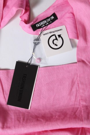 Рокля Fashion Union, Размер L, Цвят Розов, Цена 17,34 лв.