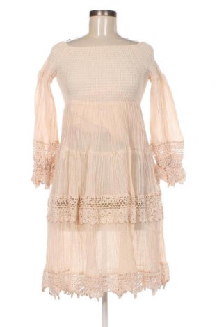 Kleid Guess, Größe XS, Farbe Beige, Preis 42,33 €