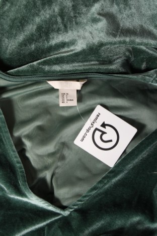 Рокля H&M, Размер S, Цвят Зелен, Цена 19,72 лв.