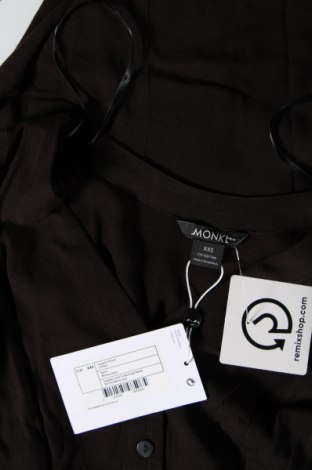 Kleid Monki, Größe XXS, Farbe Schwarz, Preis € 8,34