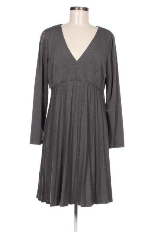 Kleid Oleg Cassini, Größe L, Farbe Grau, Preis € 5,09